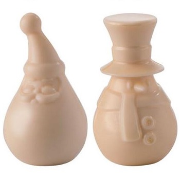 Martellato Santa and Snowman Two part magnetic mould